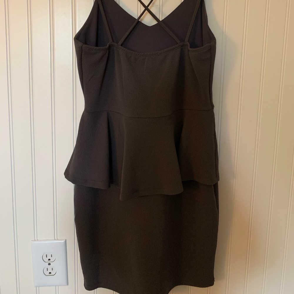 Tight grey dress